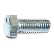 MIDWEST FASTENER Grade 5, 1/2"-13 Hex Head Cap Screw, Zinc Plated Steel, 1-1/4 in L, 50 PK 00335